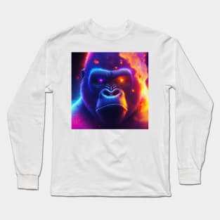 Fiery Gorilla Long Sleeve T-Shirt